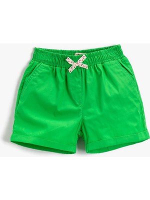 Koton Basic Fiyonklu Şort Pamuklu