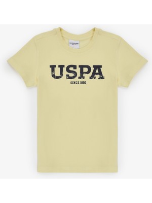 U.s. Polo Assn. Erkek Çocuk Açık Sarı Tişört Basic 50325607-VR004