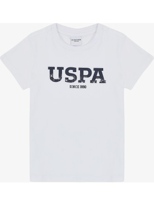 U.s. Polo Assn. Erkek Çocuk Beyaz Tişört Basic 50325607-VR013