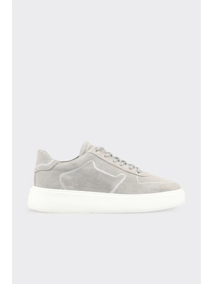 Elle Gri Deri Erkek Spor Ayakkabı