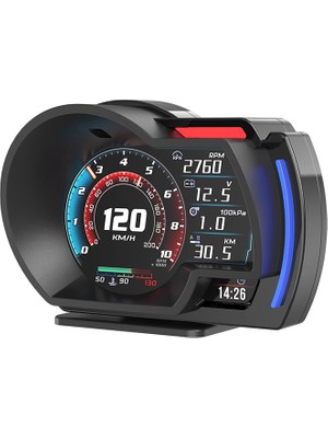 Ally A520 Obd2 + Gps Head Up Display Hud, Dijital Hız Göstergesi, Rpm & Sıcaklık & Basınç Takip, Hız Alarmı