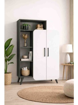 Nova (180X200 Cm) Çok Amaçlı Dolap Kitaplık