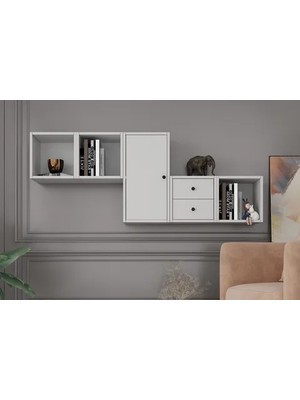 Vivense Aydın Kitaplıklı Raf, DVR-1109-Ç