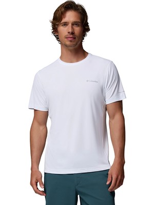 Columbia Zero Rules Light Erkek Beyaz Outdoor T-Shirt AO2717-100