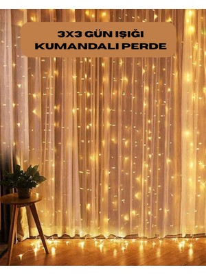 8 Fonksiyonlu Uzaktan Kumandalı Günışığı Perde Peri LED Dekoratif Işık