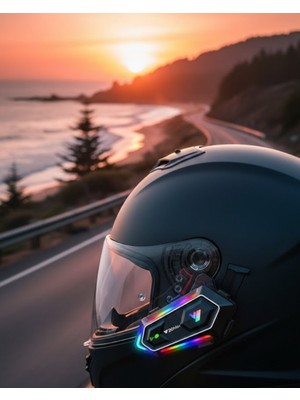 Bt5.3 Çipli Kask Içi Bluetooth Kulaklık 25 Saat Pil