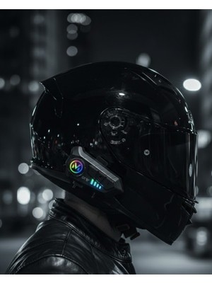 Bluetooth 5.3 Kask Içi Intercom Kulaklık 1000 M Mesafe 1000 Mah