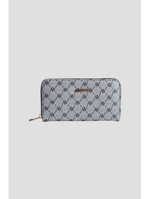 Armine Cüzdan Noktalı 25YD7005 Gri