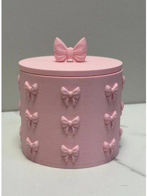 Lotus Home Fiyonk Detaylı Kapaklı Organizer Kutu – Dekoratif Takı ve Makyaj Kutusu