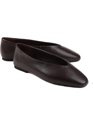 Stato Chara Hakiki Deri Kadın Babet Şık Günlük Rahat Klasik Ayakkabı