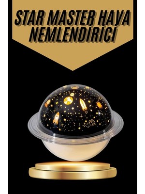 Northcity Hava Nemlendirici Renk Değiştiren Oda Kokusu Yıldızlı Projektör - Uzay Temalı Nemlendirici ve Atmosferik Işık