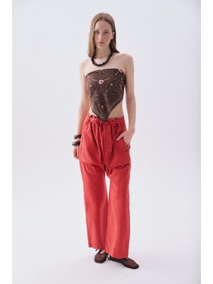 Mudo Beli Bağlamalı Comfort Fıt Pantolon