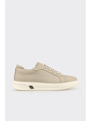 Elle Gri Deri Erkek Spor Ayakkabı