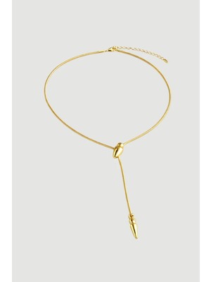 Gusto Ayarlanabilir Yılan Zincir Kolye - Gold