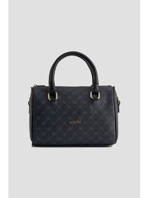 Armine Noktalı Çanta Siyah