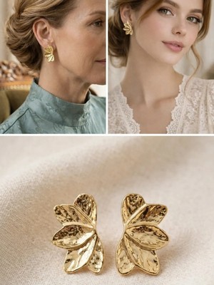 Retrobird Vintage Style Küpe Kadın Gold Renkli