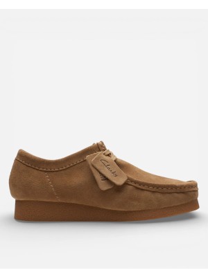 Clarks Wallabeeevo Dark Sand Suede Erkek Bej Günlük Ayakkabı 26172821