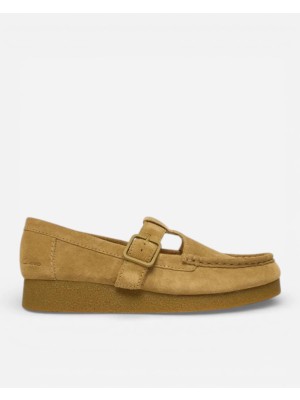 Clarks Wallabeeevobar Dark Sand Suede Kadın Bej Günlük Ayakkabı 26183152