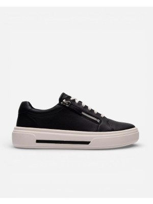 Clarks Hollyrose Zip Black Leather Kadın Siyah Günlük Ayakkabı 26185913