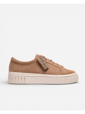 Clarks Mayhill Walk Beige Suede Kadın Bej Günlük Ayakkabı 26186005