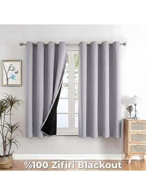 100% Zifiri Blackout Kuşgözü Dikim Tek Kanat