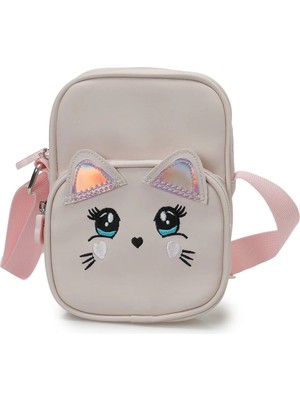 Polaris Çapraz Çanta Kız Çocuk Pembe Pınk Kedı Cprz