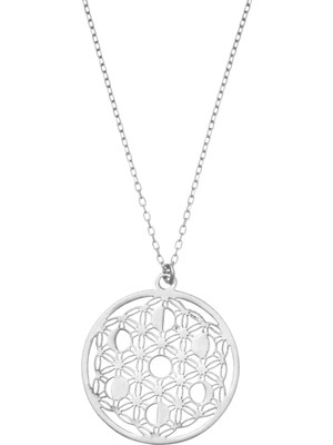 buğrahayalin Moon Phases Kolye 925 Ayar Gümüş Minimalist Ay Evreleri Kolye Altın Kaplama Kadın Kolye