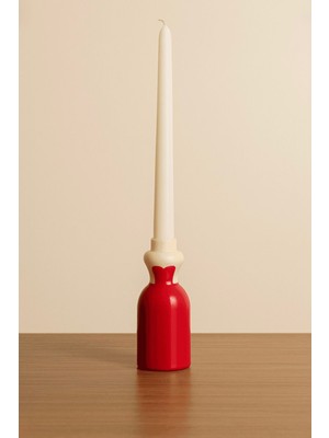 Iconıc Lady No:1 Red Edition - Kırmızı Dekoratif Hediyelik Şamdan