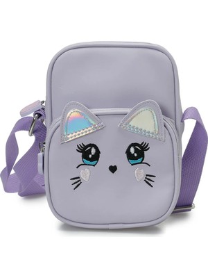 Polaris Çapraz Çanta Kız Çocuk Lila Lıla Kedı Cprz