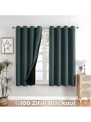 100% Zifiri Blackout Kuşgözü Dikim Tek Kanat