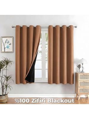 100% Zifiri Blackout Kuşgözü Dikim Tek Kanat