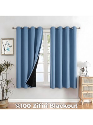 100% Zifiri Blackout Kuşgözü Dikim Tek Kanat