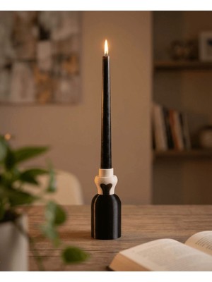Iconıc Lady No1 Black Edition - Siyah Dekoratif Şamdan