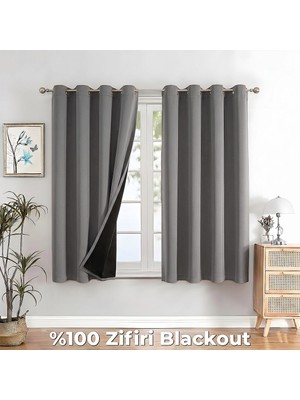 100% Zifiri Blackout Kuşgözü Dikim Tek Kanat