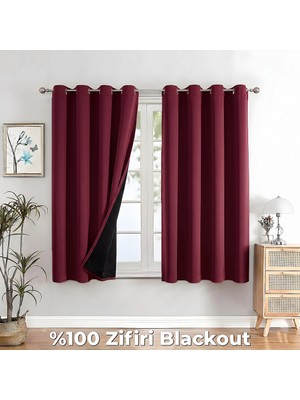 100% Zifiri Blackout Kuşgözü Dikim Tek Kanat
