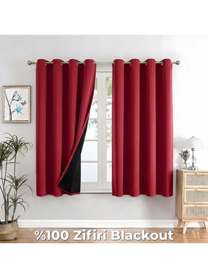 100% Zifiri Blackout Kuşgözü Dikim Tek Kanat
