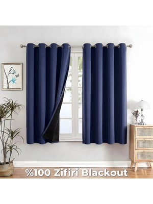 100% Zifiri Blackout Kuşgözü Dikim Tek Kanat