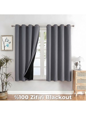 100% Zifiri Blackout Kuşgözü Dikim Tek Kanat