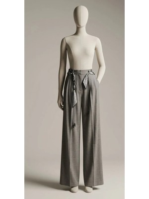 362 Fashion Butik Beli Fularlı Pantolon