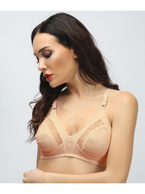 Ebru Ara Dantelli Penye Toparlayıcı Sütyen 1007