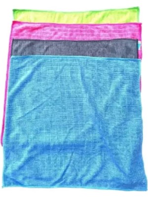 Herşey Trend Herşeytrend Kareli Temizlik Bezi Asorti 320 gr 40X40 cm ROYALEKS-STK294-961