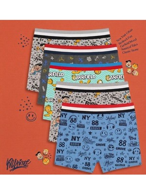 5'li Erkek Çocuk Boxer Pamuklu