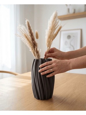 Twısted Vase – Modern Spiral Dekoratif Vazo