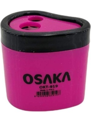 Osaka Pembe Çift Hazneli Damla Şekilli Kalemtraş