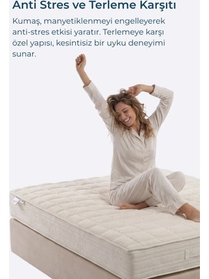 Magniflex Roma Ultra Ortopedik Yatak | Memory Foam | Anti-Stress ve Serin Uyku Teknolojisi | Made in Italy