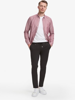 Pierre Cardin Siyah Ex. Slim Fit Beli Kordonlu Klasik Jogger Pantolon 50325158-VR046