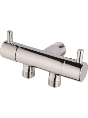 Ufak Tefek Şeyler Çift Çıkışlı Dual Lüx Taharet Musluğu Krom Malzeme ile Ergonomik Tasarım