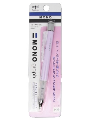 Tombow MonoGraph Mekanik Uçlu Kalem 0,5mm Blisterli Pastel Lavanta