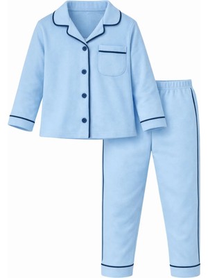 Bubito Bebek&Çocuk Alt Üst Pijama Takım - Mavi