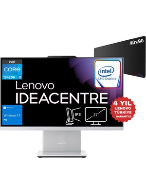 Lenovo Ideacentre Aıo Intel Core I5 13420H 32GB 1TB SSD 27" Fhd Windows 11 Pro All-In-One Bilgisayar F0HM0045TR - Webzone Mouse Pad WZ11